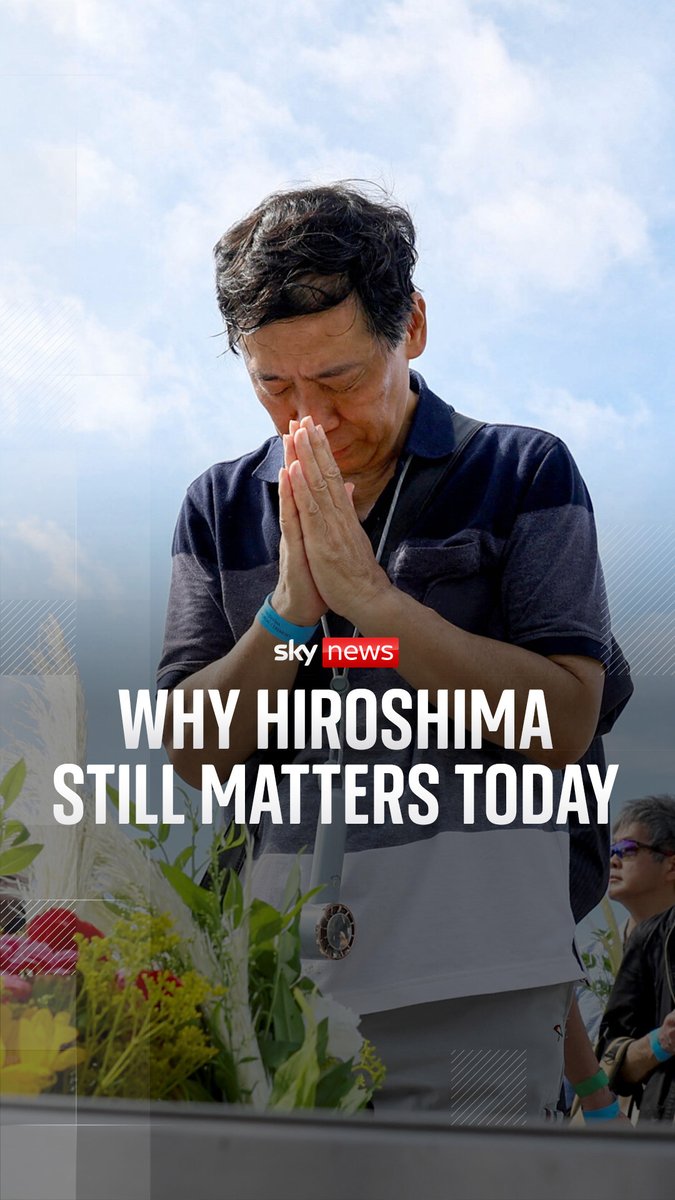 "Survivors from the bomb tell horrific stories." Eighty years ago, an American B-29 bomber dropped an atomic bomb on the Japanese city of Hiroshima. The bomb changed the world forever - Sky's Helen-Ann Smith explains why we need to remember it.