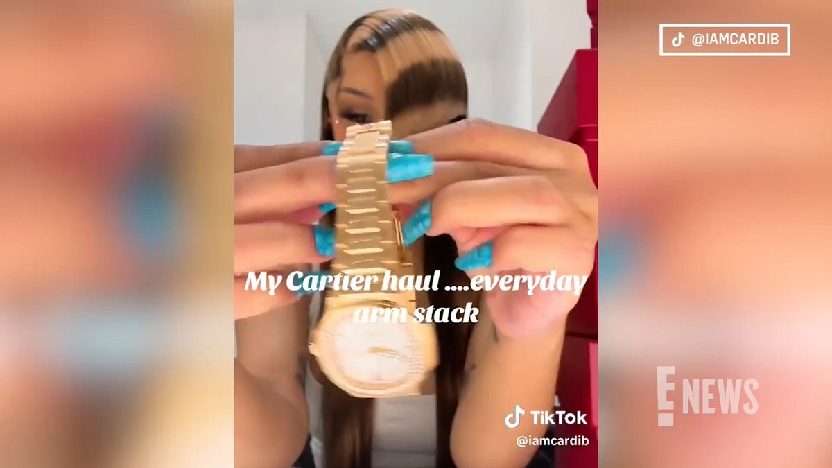 Cardi B likes dollars and diamonds, and her boyfriend Stefon Diggs was listening. 💎