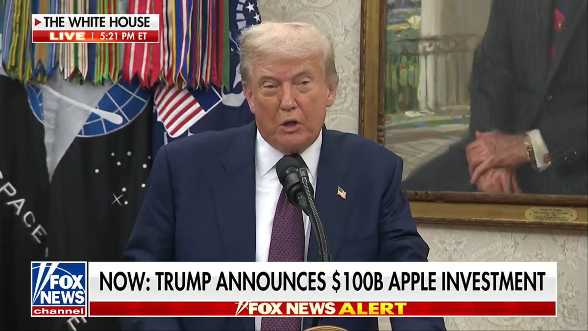 President Trump says foreign leaders are calling the U.S. the "hottest country anywhere in the world" after writing it off as a "dead country" a year ago.