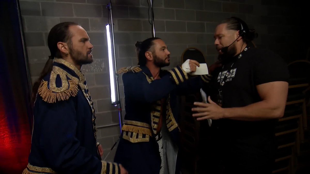 The Matthew & Nicholas Jackson appear more focused on the AEW production team than their tournament opponents, Brodido, in the AEW World Tag Team Title Tournament. Watch #AEWDynamite LIVE on TBS &amp; HBO Max