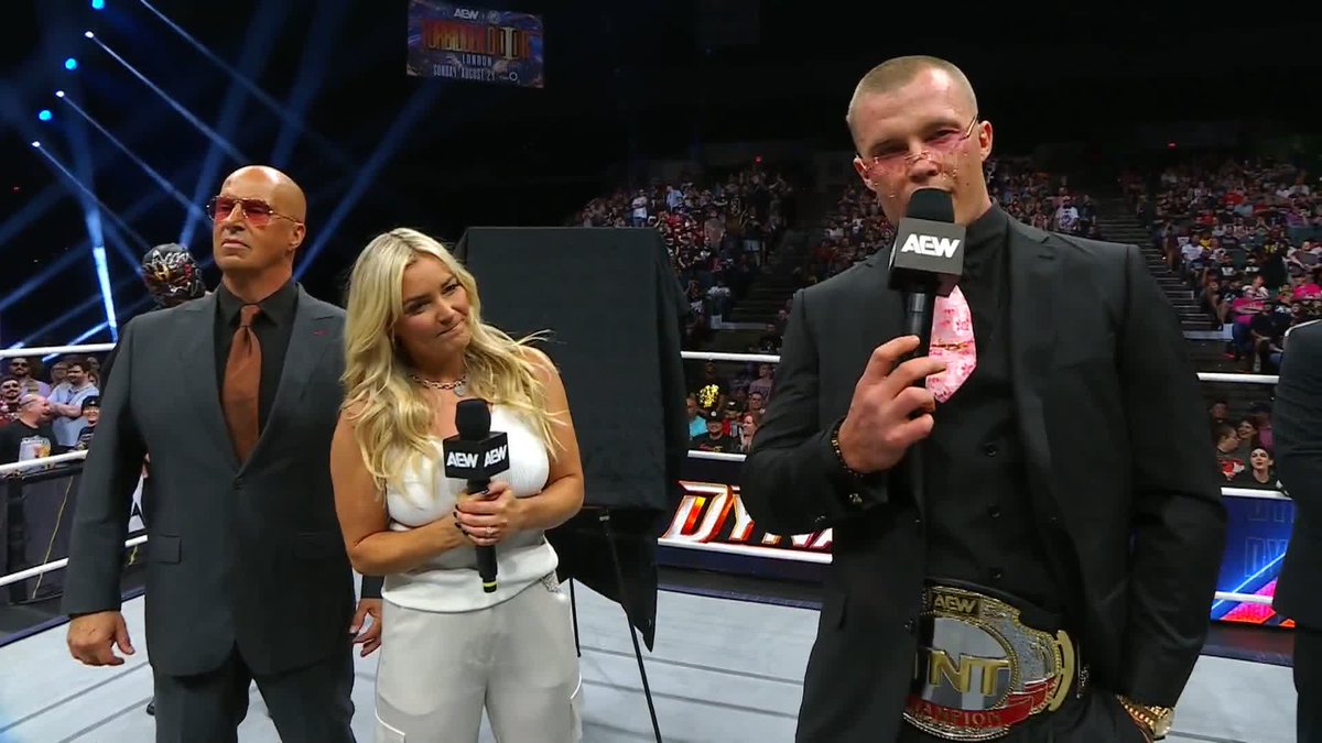NEW TNT Champion @KyleFletcherPro sends a warning to the rest of the locker room. Watch #AEWDynamite LIVE on TBS &amp; HBO Max