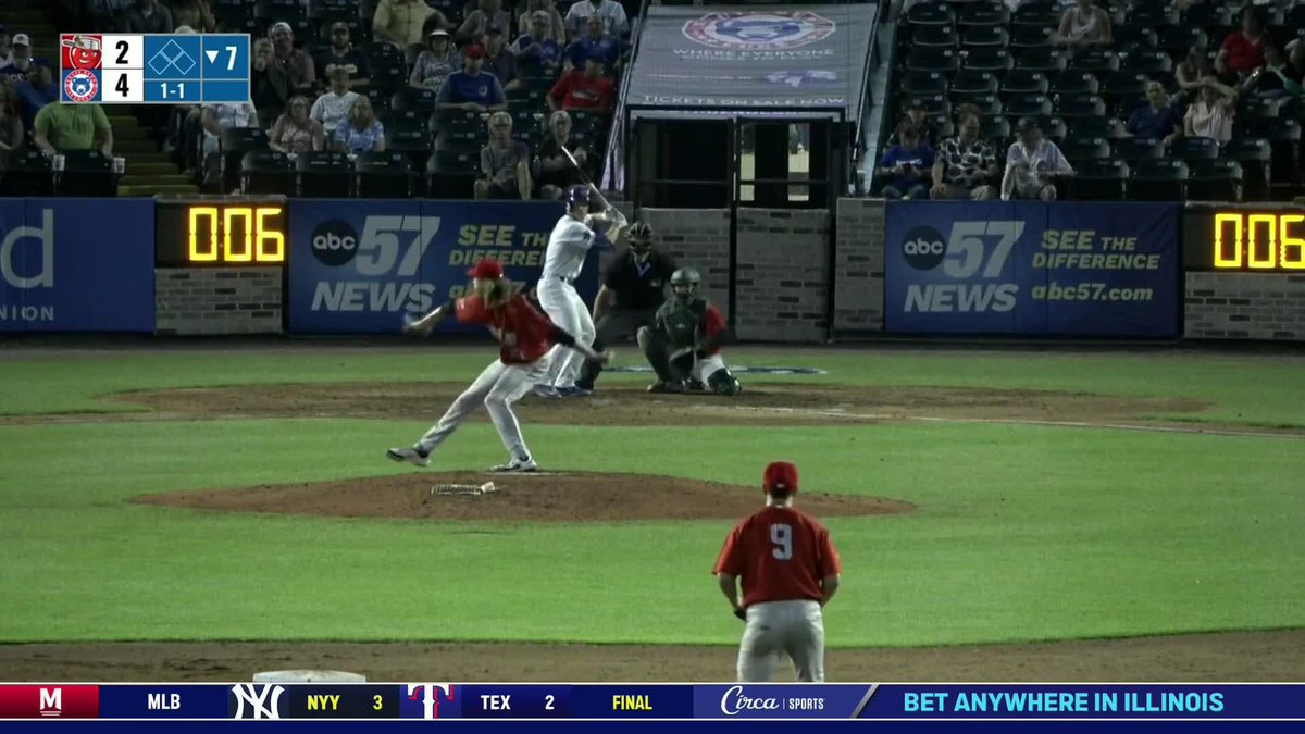 Chicago Cubs 2025 5th round pick Kade Snell rips a triple for his second-career professional hit!