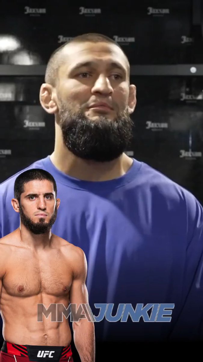 Khamzat Chimaev says beating Islam Makhachev if they both win their next fights would be his "fastest way to get pound-for-pound No. 1." ☝️