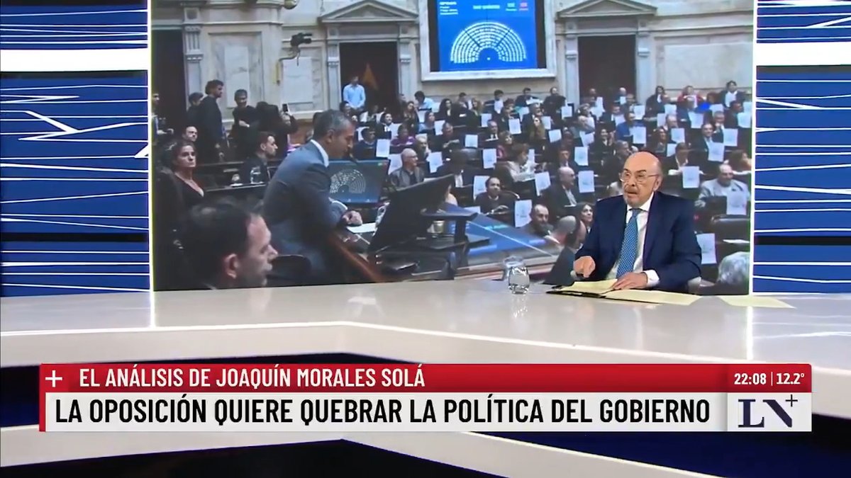 💬 "Martín Menem hizo lo mismo que Villarruel, y a ella la llamaron traidora". Joaquín Morales Solá analizó la sesión en el Congreso convocada por la oposición y la interna del Gobierno con la vicepresidente. 📍 En #MásPeriodismo