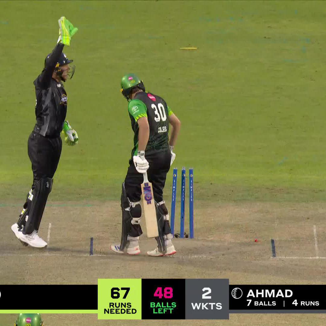 WHAT A BALL BY NOOR AHMAD..!!!! 🥶 - Fantastic stumping by Jos Buttler.