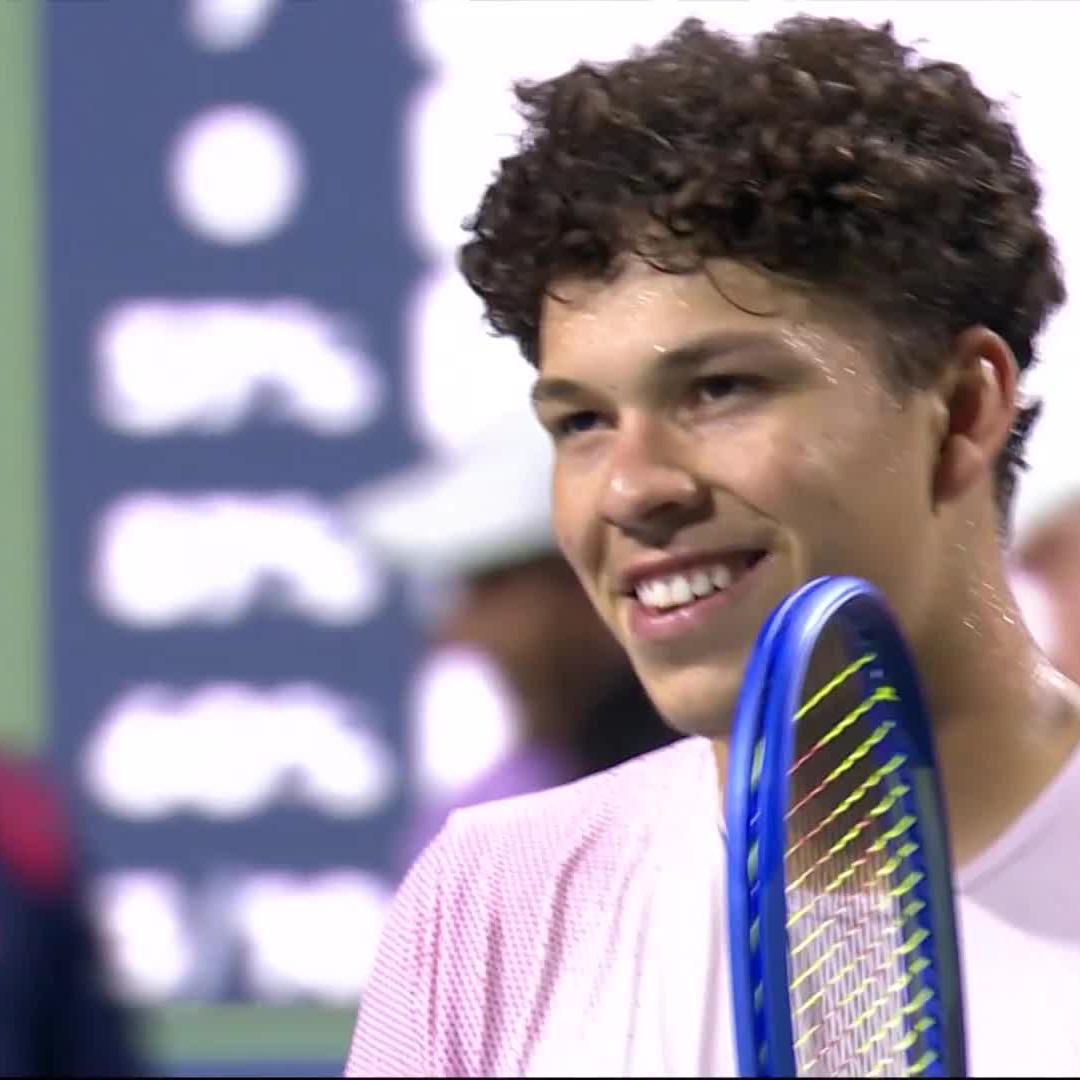 First Masters 1000 Final ✅ Ben Shelton breaks new ground as he beats Taylor Frtiz 6-4 6-3 💪 #NBO25