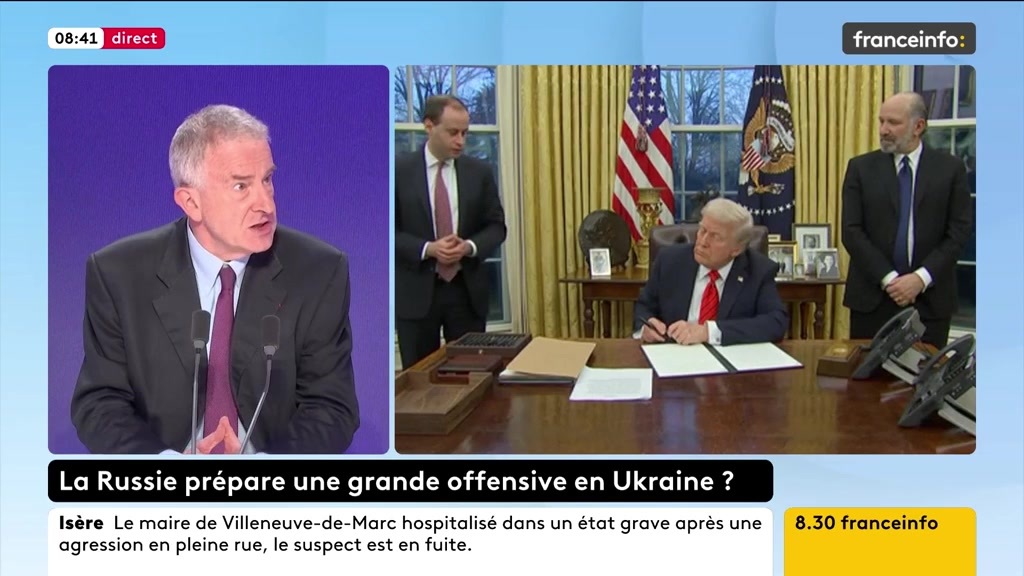 🔴➡️ "Trump n’a qu’une seule envie c’est de reprendre le business avec la Russie , il veut avoir un document ou c’est marqué accord de paix, même si ce n’est pas du tout un accord de paix dans les fait, avec sa signature pour dire je suis digne du prix Nobel", dit Nicolas Tenzer.
