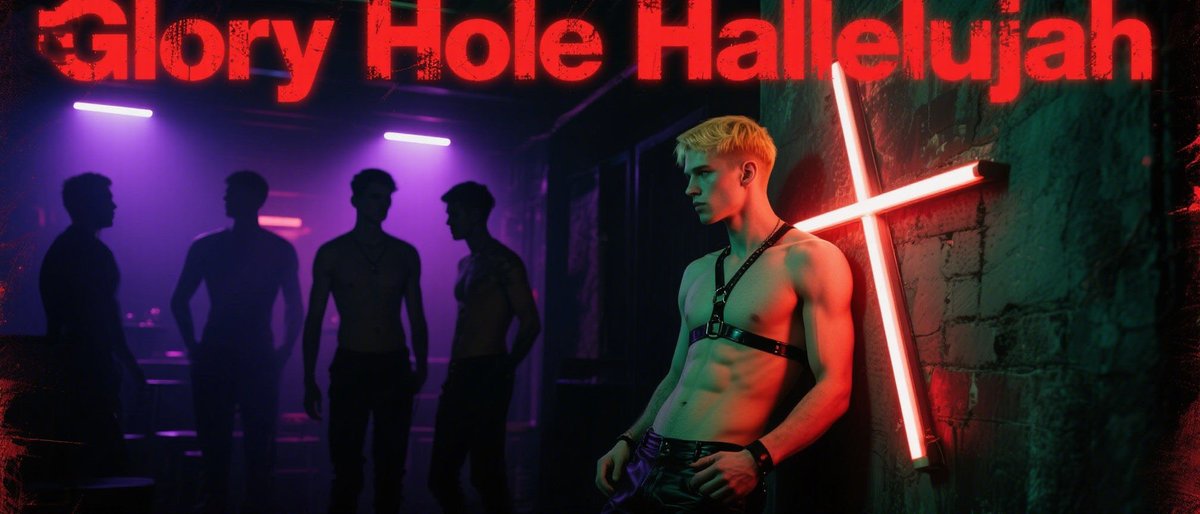 🎶 GLORY HOLE HALLELUJAH 🔥 Our new track & music video, we're experimenting :) A throbbing hymn to the unholy 🚪💡 darkrooms, desire & liberation. Explicit. Erotic. Real. This isn’t just a music video — it’s a confession. 🔞 NSFW visuals ahead