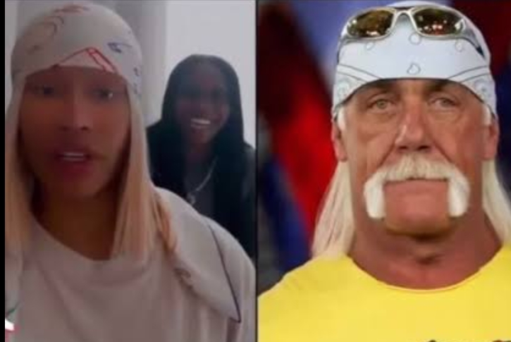 Someone called Nicki Minaj Hulk Hogan on IG Live her reaction got me crying LMAO 😭