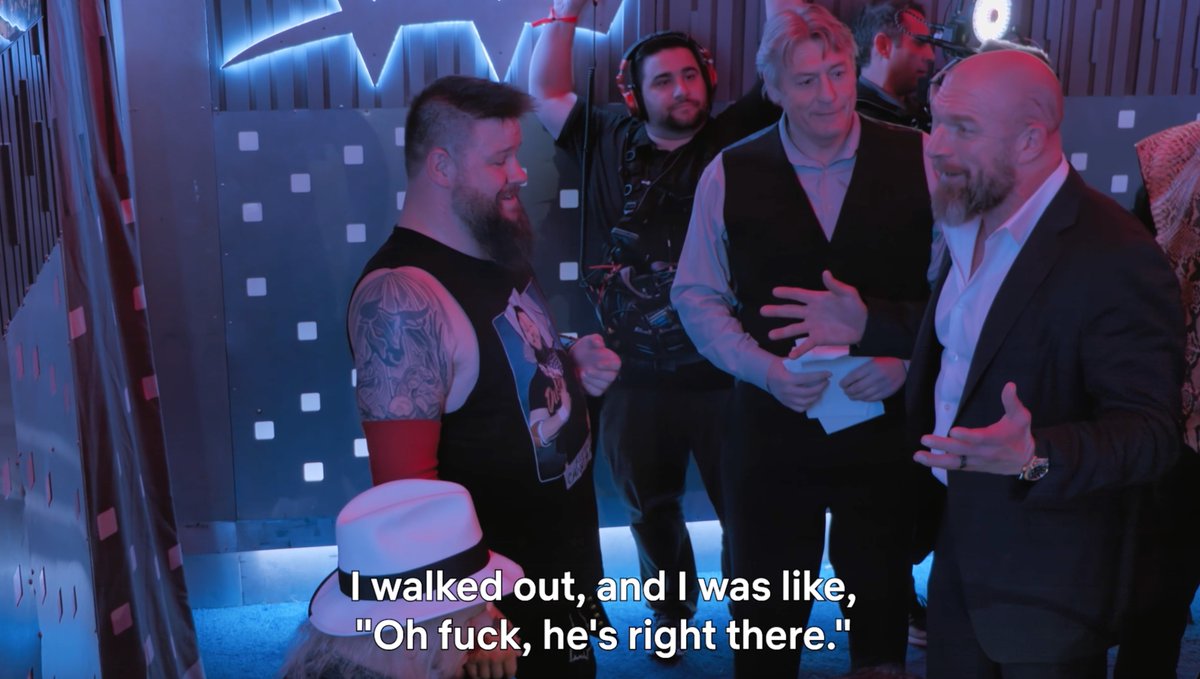 "Sorry? That was f---ing awesome!" This moment between Kevin Owens and Triple H 😂 📺 WWE: Unreal