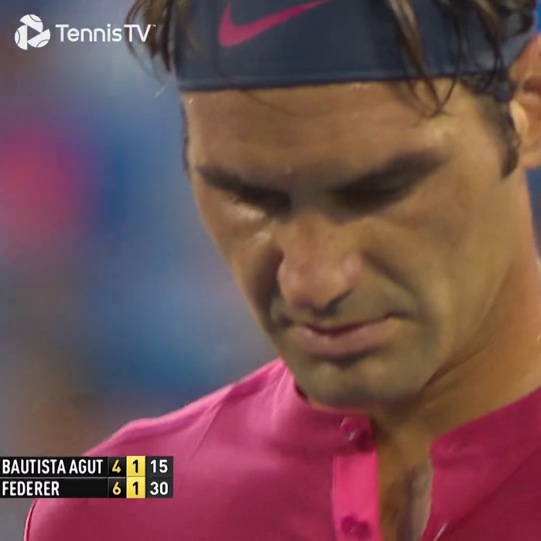 10 years on... 💭 When Roger Federer invented the SABR 🧠 #CincyTennis