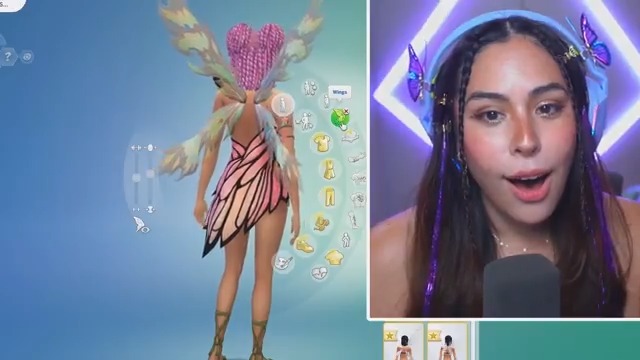 I’m honestly impressed by the selection of fairy wings in the new Sims pack! So many!