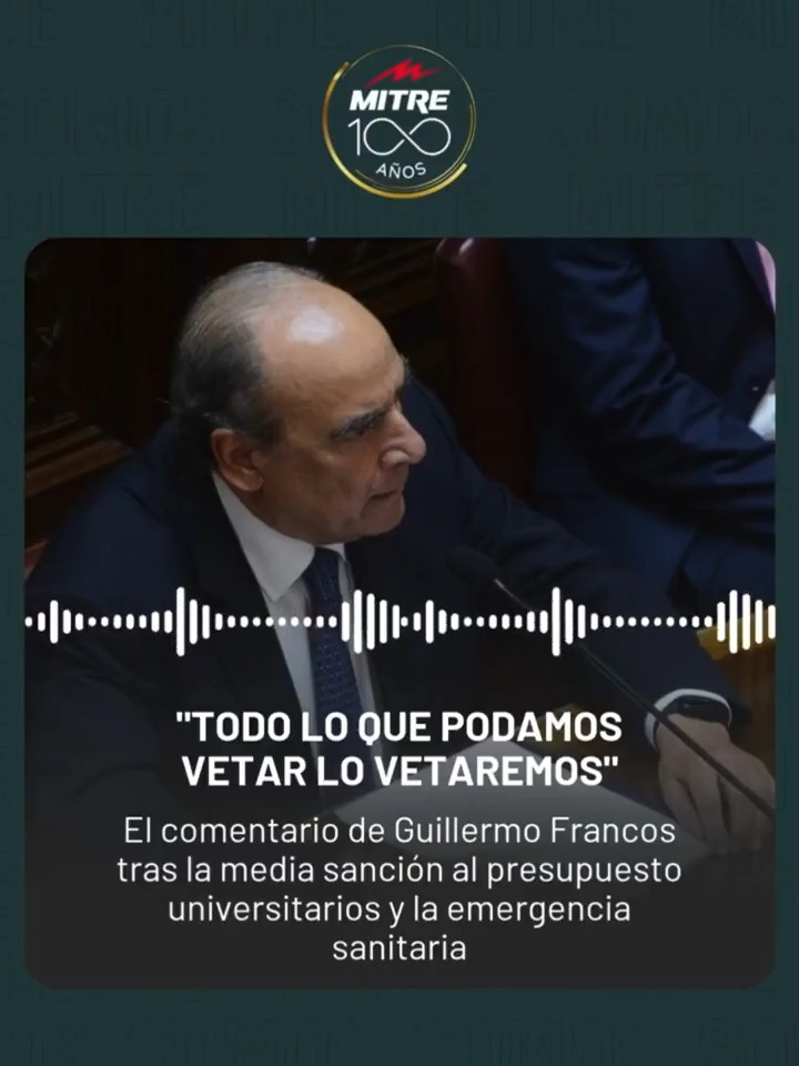 "Guillermo Francos": Por sus declaraciones sobre los proyectos aprobados en la Cámara de Diputados