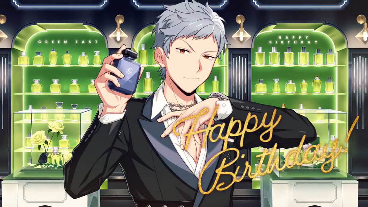🎉🎂HAPPY BIRTHDAY!!🎂🎉 本日8月8日は、アッシュ・オルブライトの誕生日です! ジェイたちのサプライズパーティーを見破ったアッシュ。そのパーティーを乗っ取って【HELIOS】の関係者全員を集めたパーティーに変えてしまったみたいですよ♪ #エリオスR #アッシュ・オルブライト