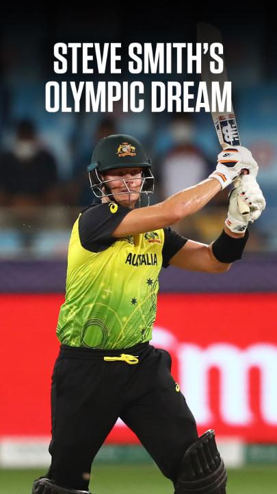 Steve Smith’s goal = to play at the Olympics in 2028 🔥
