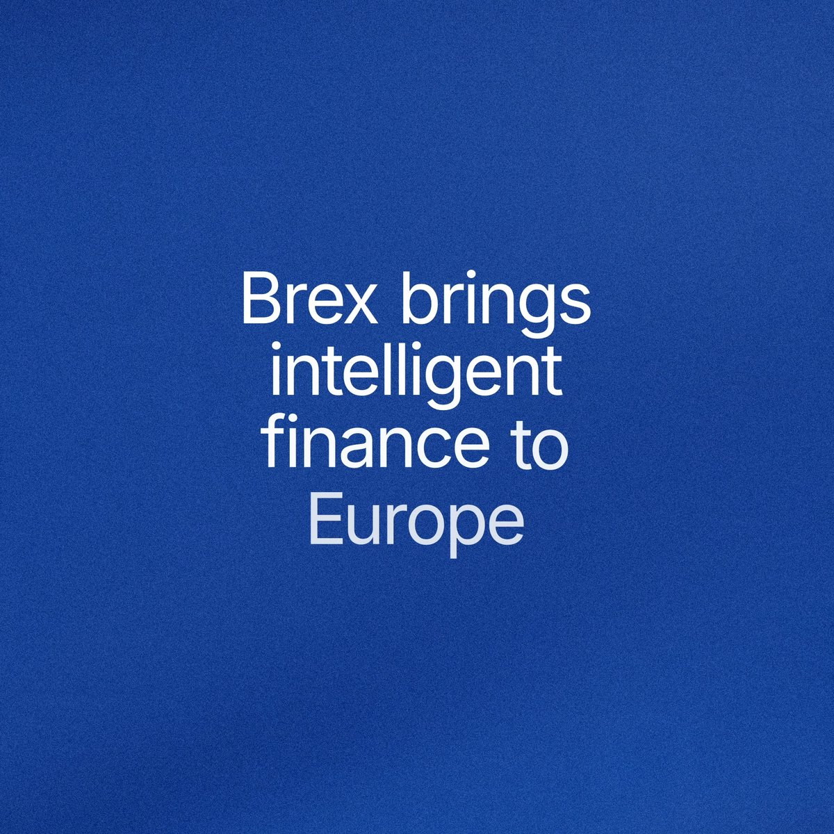 It’s official: Brex is coming to the EU 🇪🇺🔥 Brex is now a licensed Payment Institution in the EU. With this milestone, we can now directly serve EU-headquartered companies with locally issued cards and payments — no intermediaries, no patchwork. This makes Brex the only intelligent finance platform licensed in both the US and EU. Link in the comments to learn more ⬇️