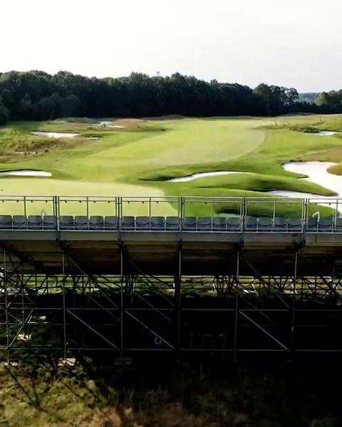 The stage is being set at Bethpage Black. 🇺🇸🏆 #GoUSA
