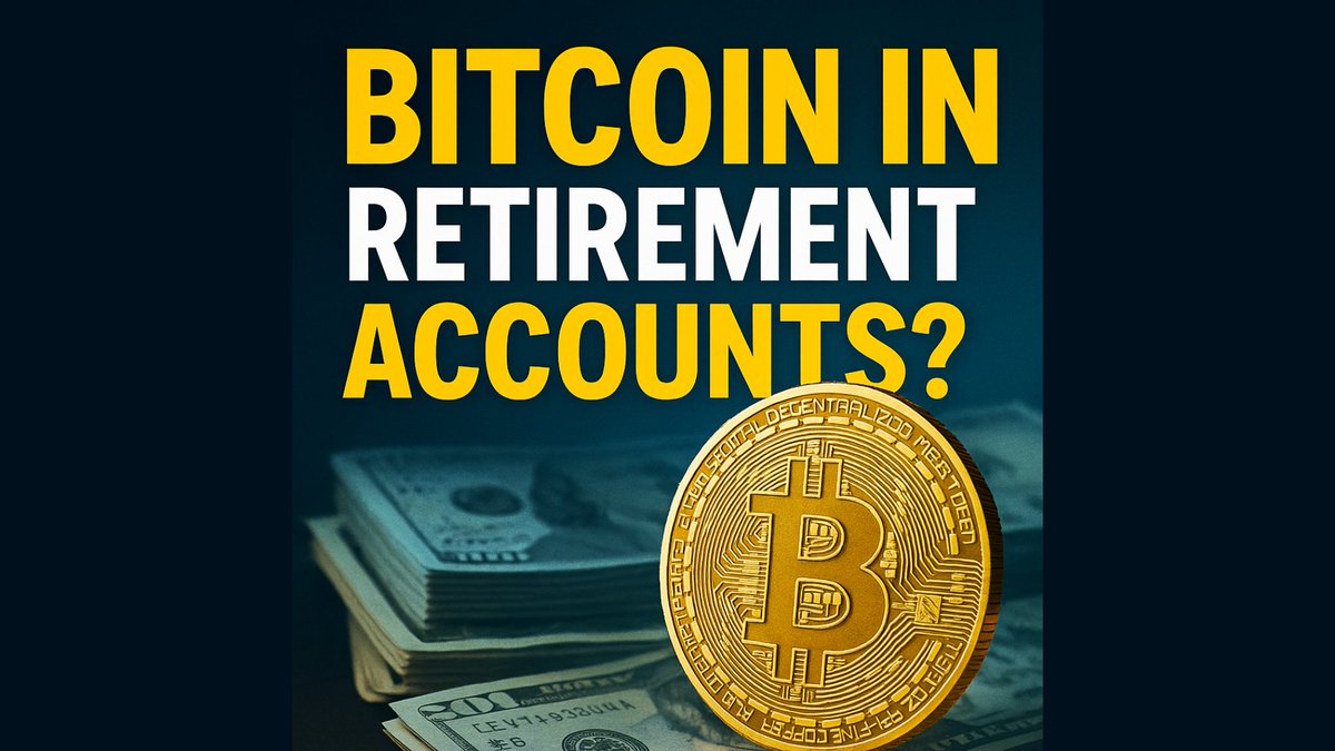 Bitcoin is coming to your retirement account and there is nothing the critics can do to stop it. $40+ TRILLION is 10x the size of the entire crypto market — Game on!