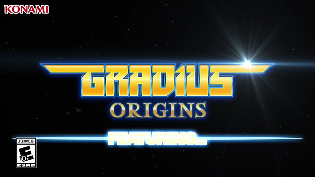 GRADIUS ORIGINS' the 40th anniversary title for the GRADIUS series is out now! 💥🛰️ GRADIUS ORIGINS features 6 popular titles with a total of 17 versions from the series, including the Gradius III AM Show Version being ported for the first time ever for home consoles, and an all-new entry to the series, SALAMANDER III! 👾 ⬇️ GRADIUS ORIGINS AVAILABLE NOW ⬇️ #GRADIUS #KONAMI #SALAMANDER