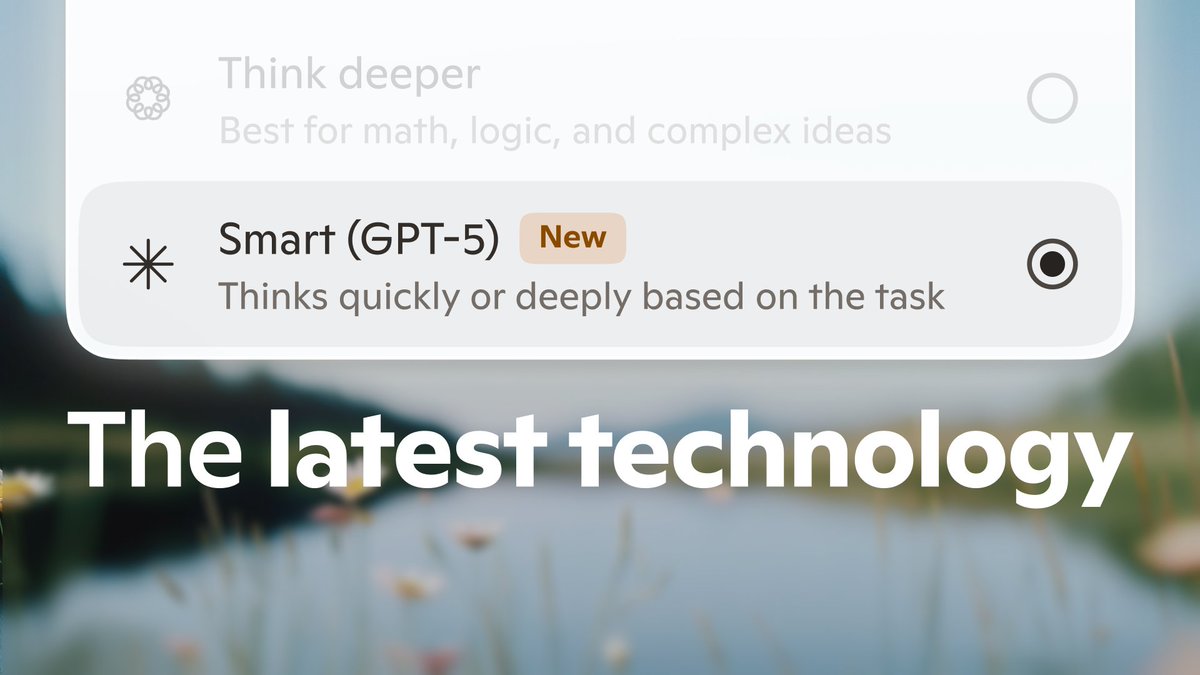 Copilot just landed AI's leading model. GPT-5 is the best AI system to date. It knows when to respond quickly and when to think longer to provide expert-level responses. Try it for free today!