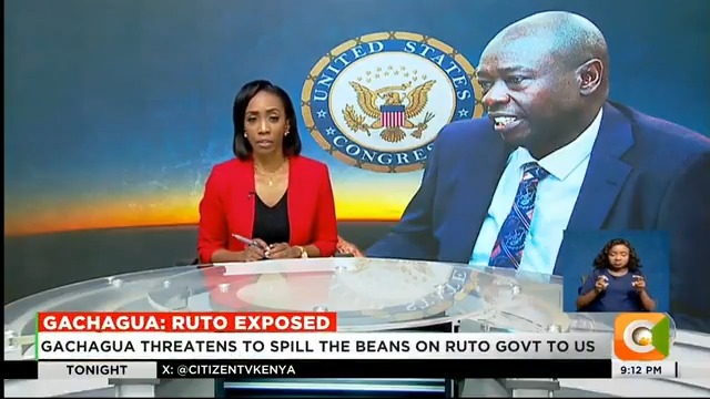 Gachagua: Ruto Exposed Gachagua threatens to spill the beans on Ruto govt to US Gachagua: You have become the world's violator of human rights Gachagua: You cannot endanger the security of the world #CitizenTonight