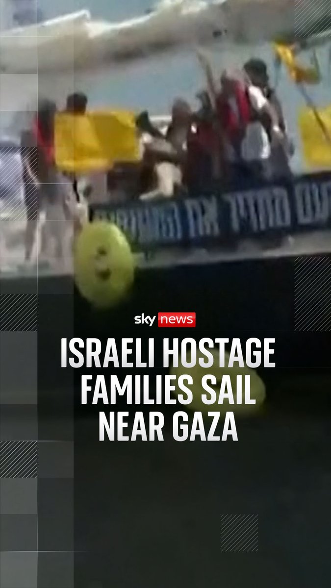 Families and supporters of hostages taken by Hamas sailed off the Gaza coast, urging the Israeli government to reach a deal instead of expanding the military operation in the territory. Gaza latest ➡️