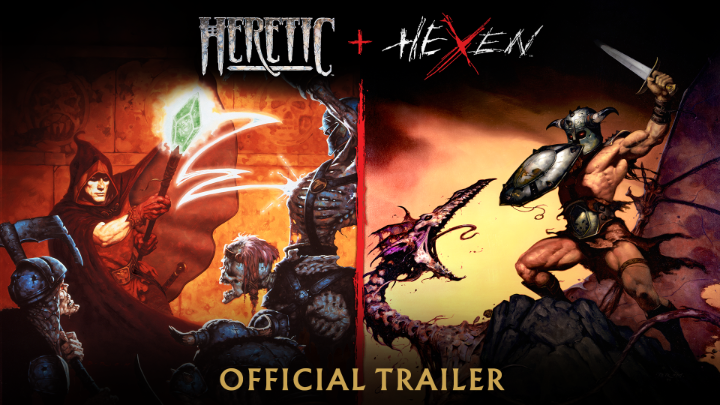 We're proud to team up with our friends at Nightdive Studios once more to bring you a new definitive re-release... Introducing Heretic + Hexen featuring new and cut content, community published mods, online multiplayer up to 16 players with cross-play, up to 120hz in 4K, and of course a new optional enhanced soundtrack by our friend Andrew Hulshult. Free upgrade to all owners of either game on Steam - available now!