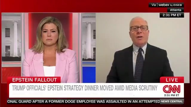 David Schoen was Epstein’s lawyer when he died. He later was Steve Bannon’s lawyer in an unrelated criminal fraud case. I asked about the 15 hours of taped Epstein interviews Bannon says he has – Schoen says he’s heard the story and “believe[s] it to be true.”