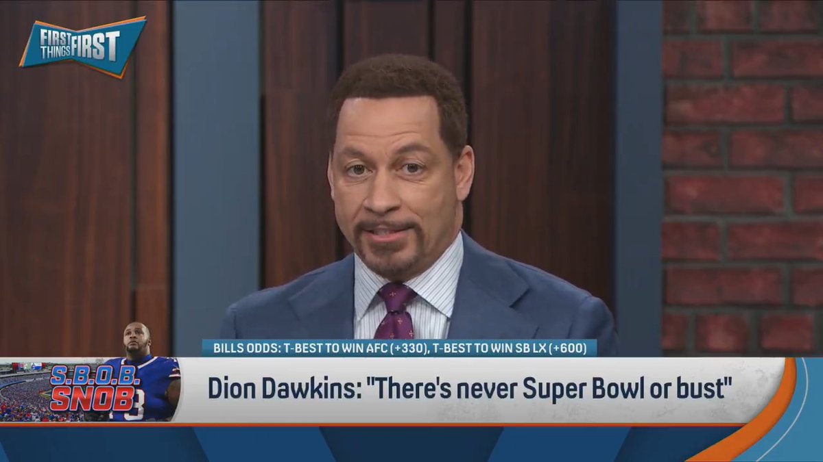 “I like Dion Dawkins a lot. He’s a great player… But I don’t like this… Really. I don’t like this. I hate this in fact.” Chris Broussard really got us with the mis-misdirection 😭