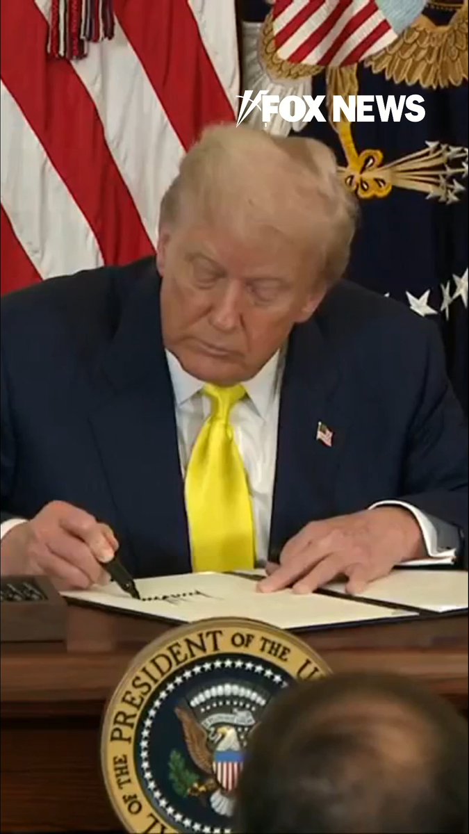 President Trump signs proclamation officially declaring this National Purple Heart Day: "And that is not done by an autopen."