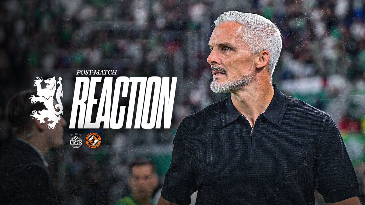 🇪🇺 Handling the occasion 📣 Blocking out the noise 🎯 Striking when it mattered 🧠 Staying grounded Post-match reaction from #DUFC Manager Jim Goodwin following tonight's battling draw at the Allianz Stadion in Vienna 👇🗣️