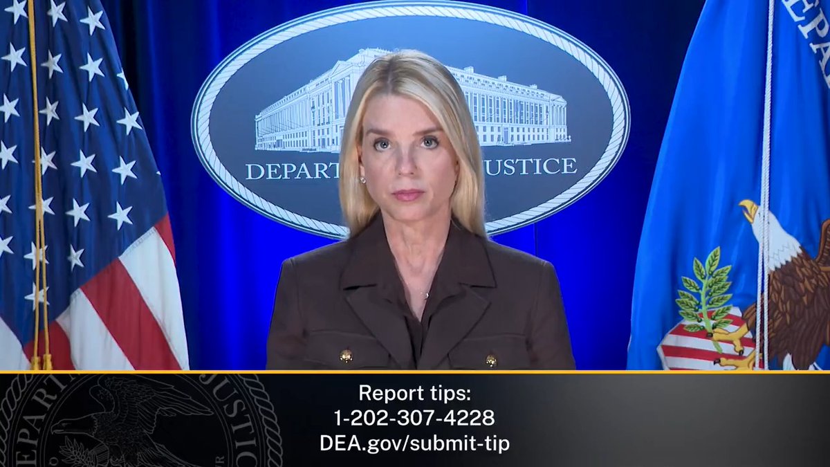 Today, U.S. Department of Justice and Department of State are announcing a $50 MILLION REWARD for information leading to the arrest of Nicolás Maduro.