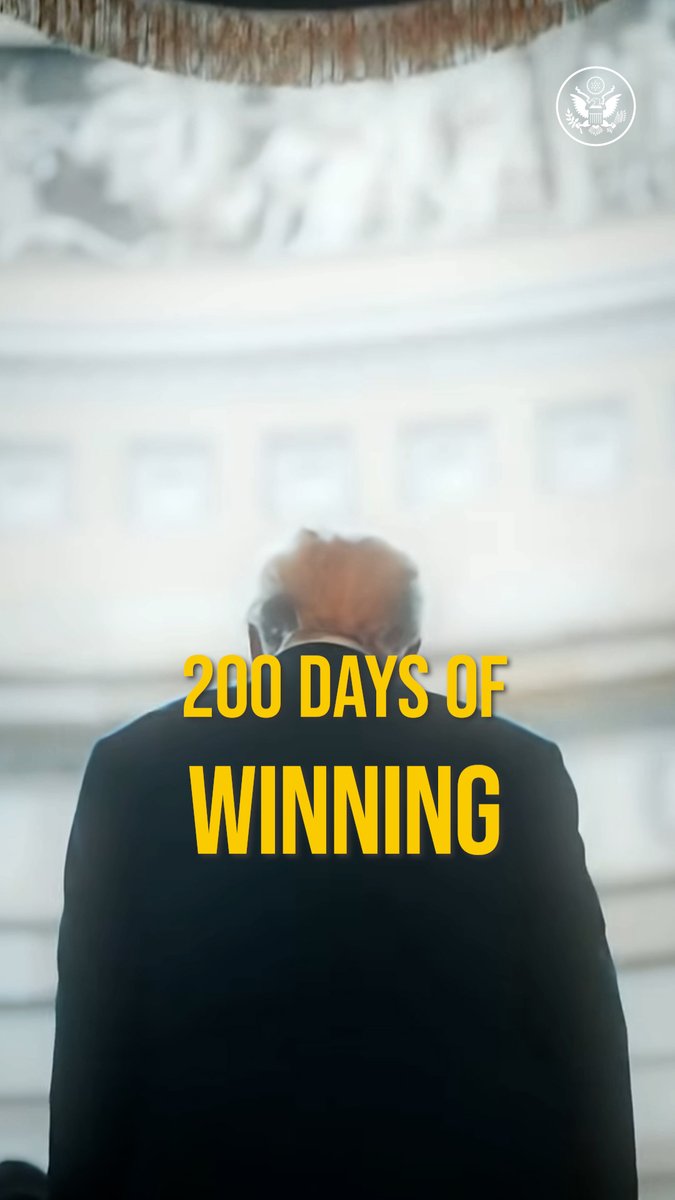 200 Days of America First foreign policy under President Donald J. Trump is delivering massive wins for the American people — and this is just the beginning.