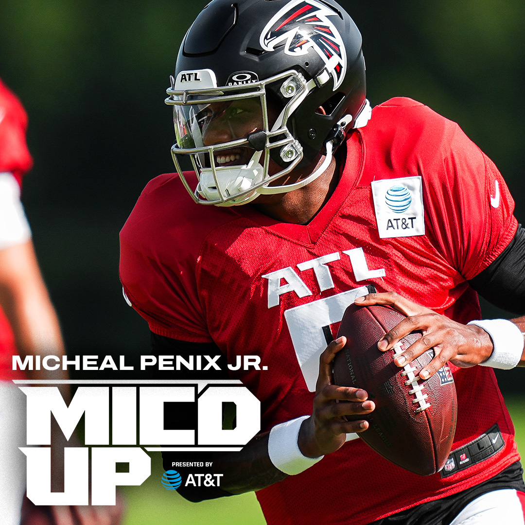 Mike on the mic! 🎙️ Mike Penix Jr.