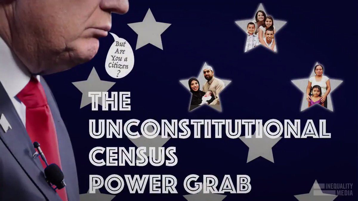 Trump is demanding that the census conducted every decade omit undocumented immigrants from the count. He plotted a similar move in 2018, but was blocked by the courts because his plan was unconstitutional. Here's a video I put out the last time he tried this.