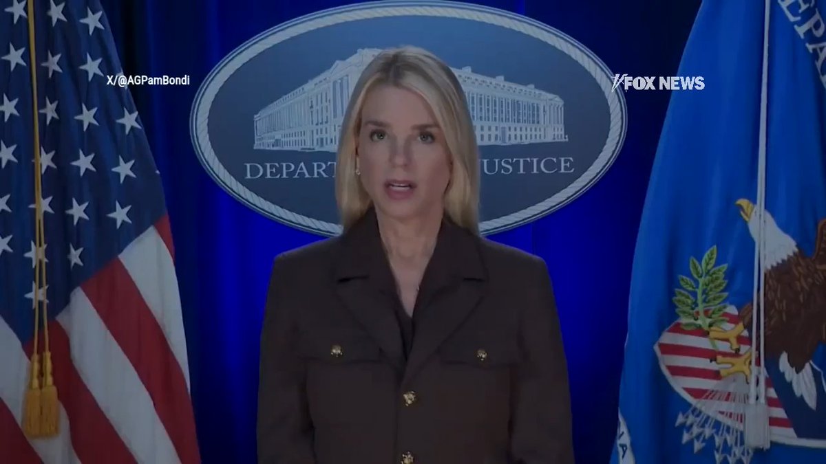 .Attorney General Pamela Bondi calls Venezuelan President Nicolás Maduro "one of the largest narco-traffickers in the world" — and announces $50 million reward for information leading to his arrest