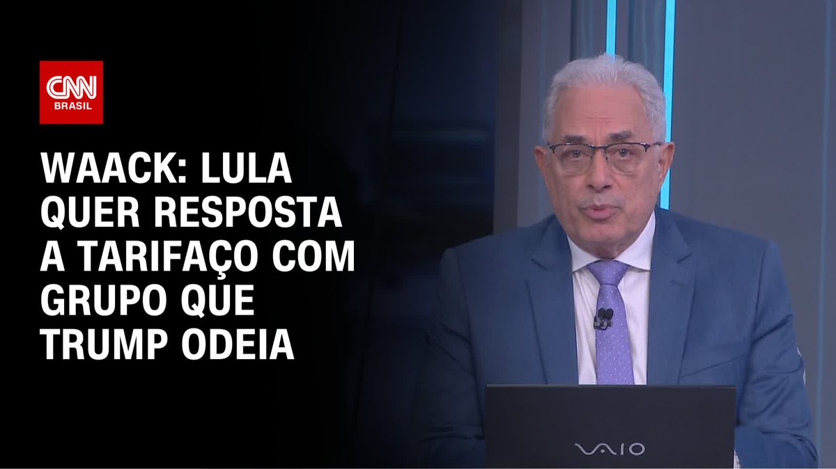 Waack: Lula quer resposta a tarifaço com grupo que Trump odeia; assista #WW