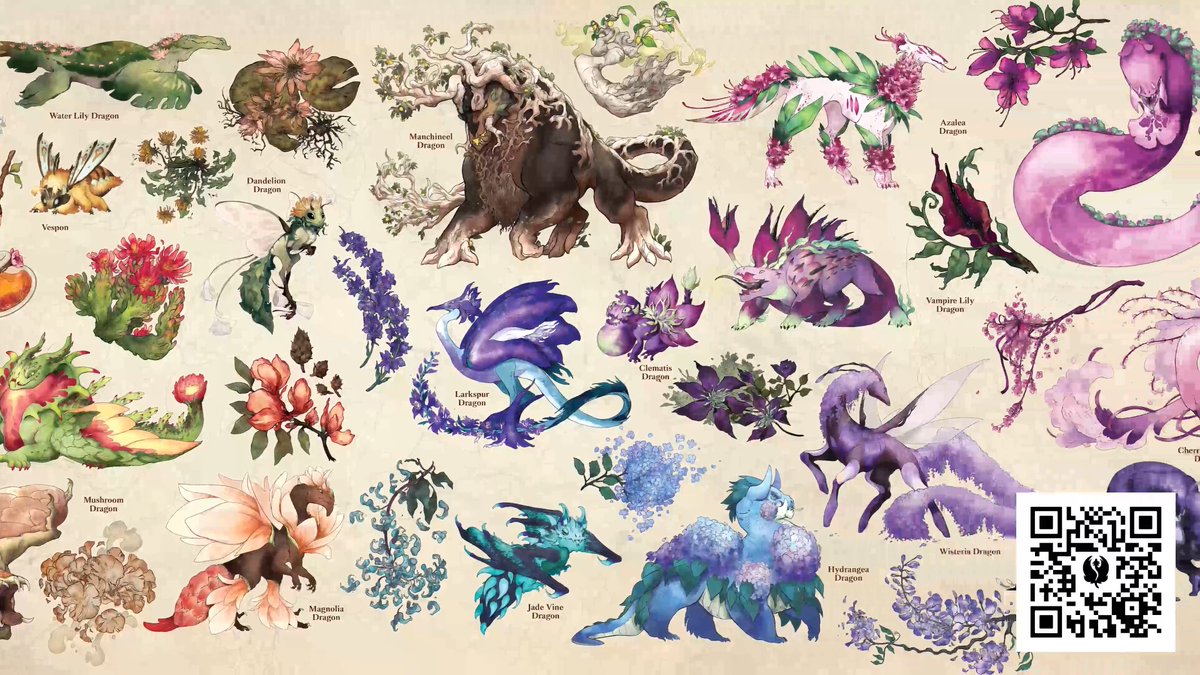 Tonight's adventure in Melbourne is brought to you by our pals at Hit Point Press and their fantastic Field Guide to Floral Dragons! 🪷 🐉 Preorders ending soon at