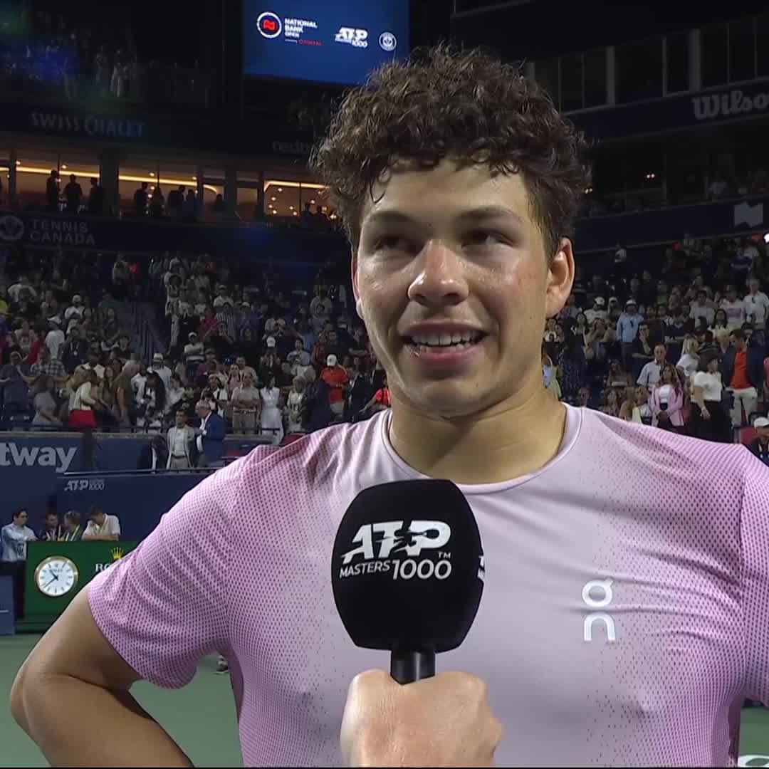"My best tennis came out when it mattered most" 🔊 Some strong words from our champion ⭐ #NBO25