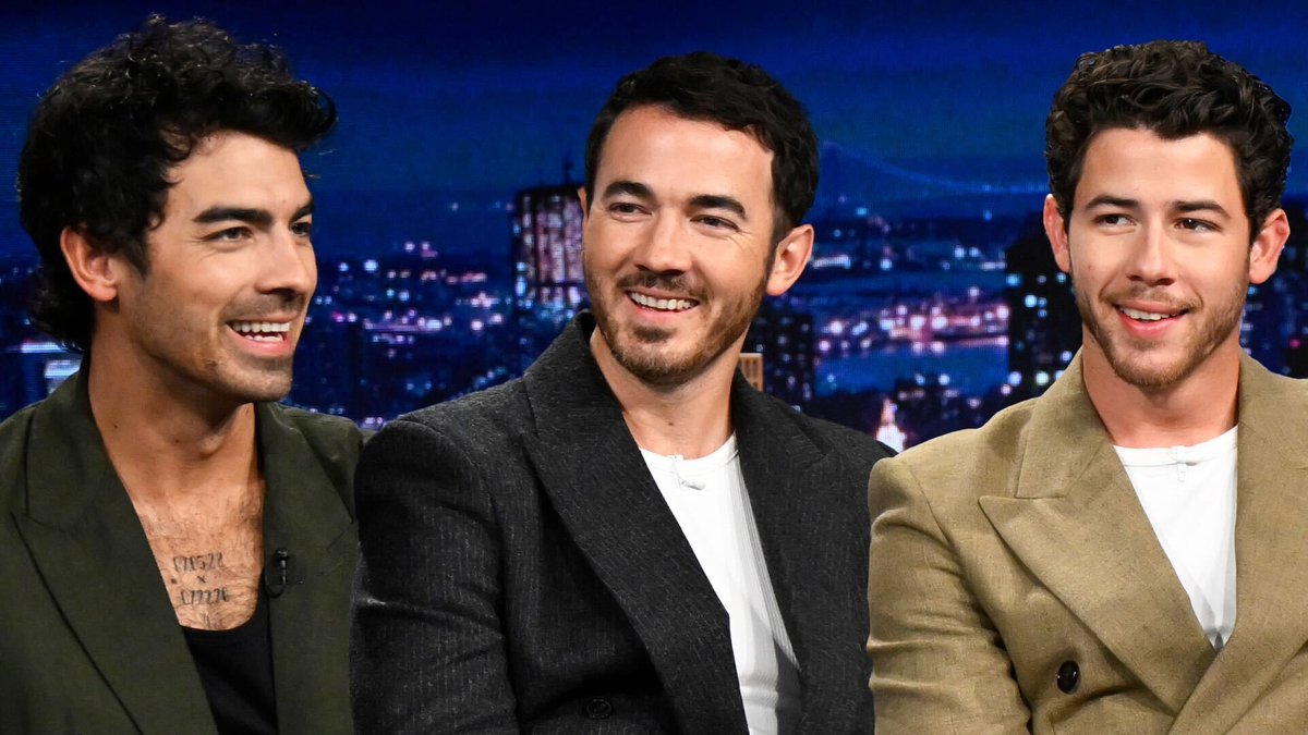 .Jonas Brothers have been making music together for 20 years! #FallonTonight