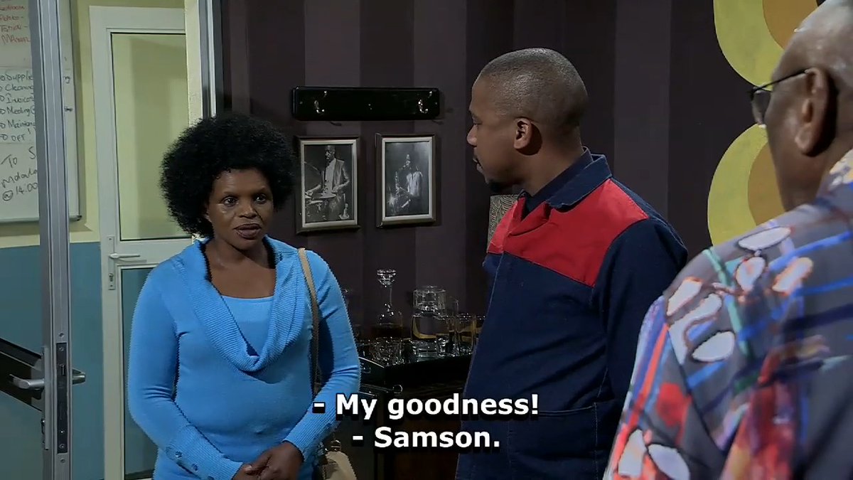 uPatricia ufikile!🤭 Ngathi i-film! Sammyday watching uPatricia walk in like didn’t she just rise ekufeni? 🤣 #etvScandal