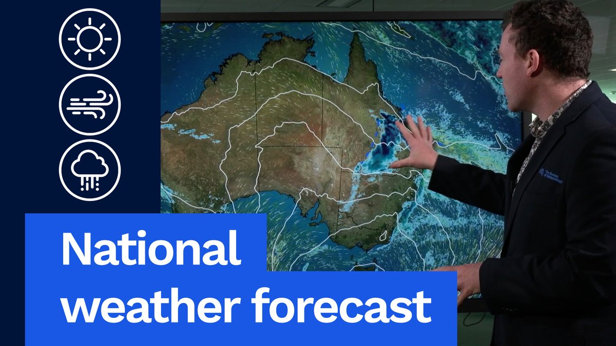 National Weather Forecast: Weekend rain in Queensland, New South Wales and Western Australia Video current: 12.30 pm AEST 8 August 2025 For the latest forecasts and warnings, go to or the BOM Weather app.