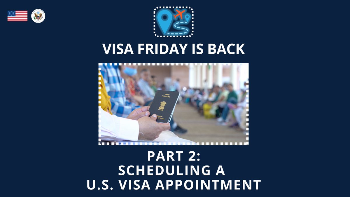 Need to book your U.S. visa appointment but not sure where to start? This #VisaFriday we’ve got you covered. This video walks you through every step — whether it’s your first time or you just need a quick refresher. Watch the full video at for all your scheduling questions and tips!