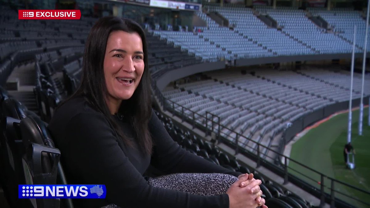 After copping a barrage of criticism, AFL footy boss Laura Kane has opened up about her shift into a new role. She spoke exclusively to Chief Football Reporter Tom Morris, brushing off others who have openly doubted her. #9News