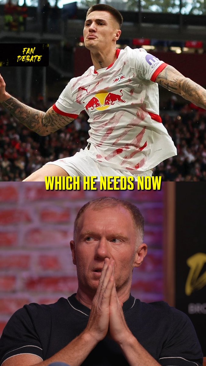 "You've got to be ready, it's got to be now!" 💪 Schosley sends a clear message to Benjamin Šeško ahead of his move to Manchester United! 🔴