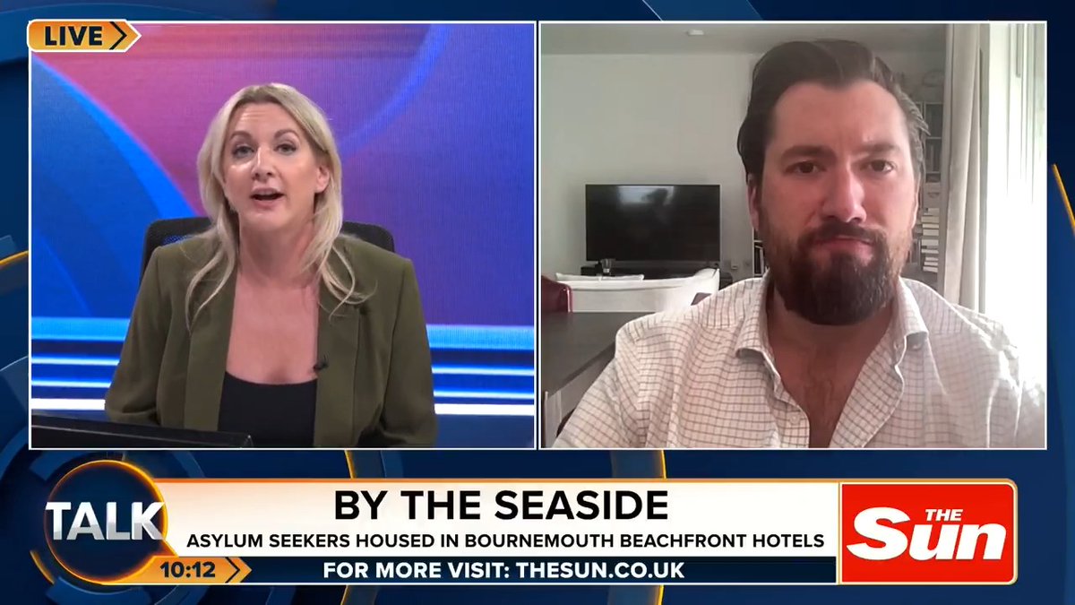 "It's not just being an economic migrant. Frankly, it's being a sexual migrant!" Alex Phillips reacts to the news that 3 huge hotels in Bournemouth are being used as accommodation for asylum seekers during the peak ­summer season. Alex Phillips