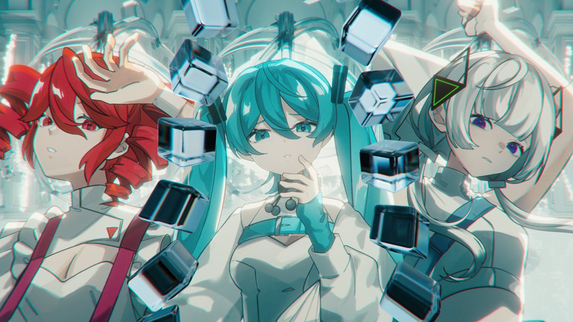 ▽新曲△ "ミライを閉ざして。" 『ロウカラット / 初音ミク×可不×重音テトSV』 YouTube: NicoNico: