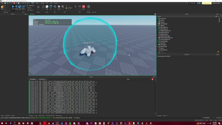 Since Roblox's Emote UGC validation is very vague about the requirements for emotes to pass, I looked into the actual validation code and created a test dummy suite that visually identifies and logs what its actually rejecting. #RobloxUGC #RobloxDev