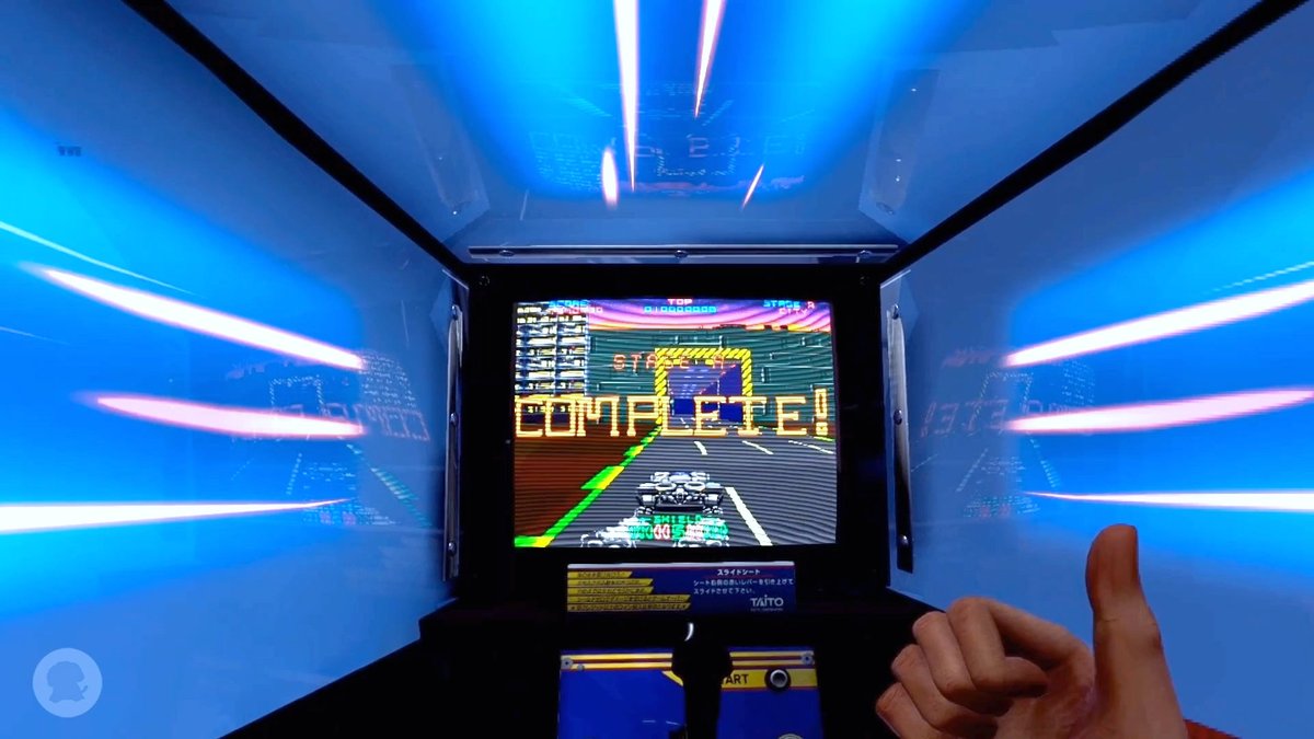 VRゲーセンに #ナイトストライカー 入荷しました✨ ちょっと興奮しています #VR #unity3d