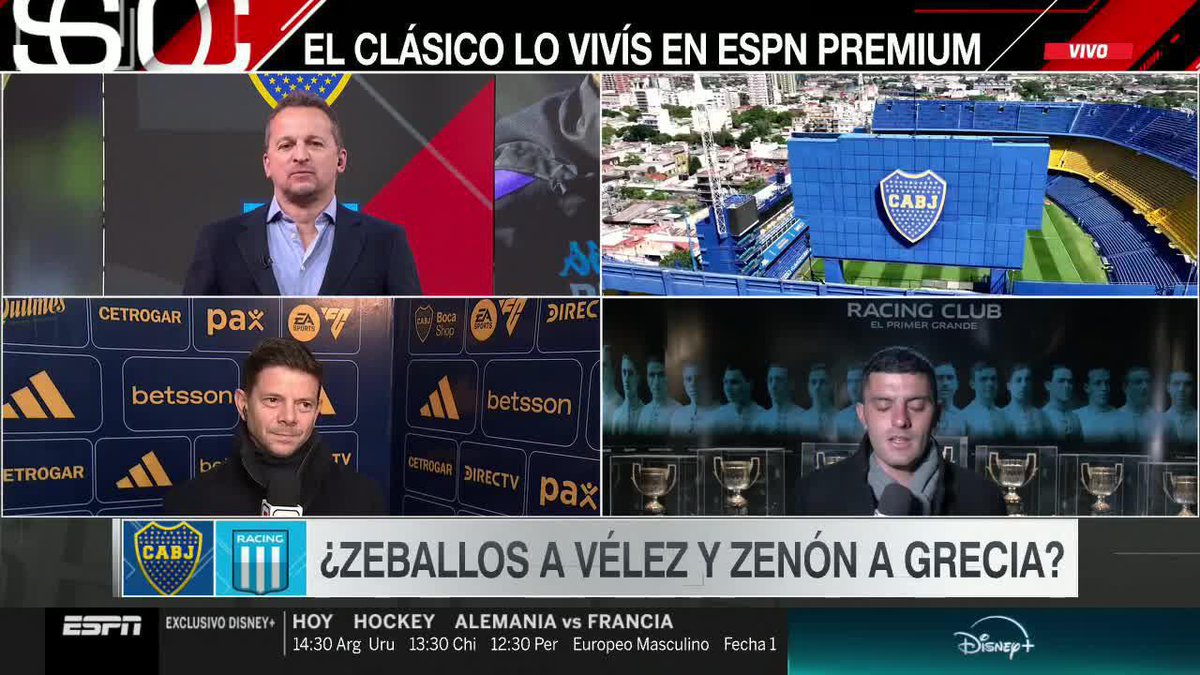"HAY UNA POSIBILIDAD CONCRETA DE QUE MARCOS ROJO PUEDA VENIR A RACING. TIENE SED DE REVANCHA" ✍️ Tomas Davila nos contó las novedades sobre la posible llegada del defensor de Boca a la Academia 📺 #SportsCenter | #DisneyPlus Plan Premium